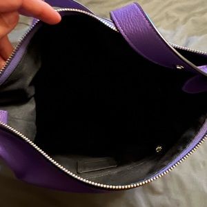 Purple coach crossbody bag only used once